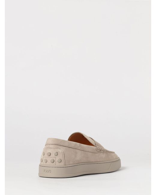 Tod's Natural Suede Loafers for men