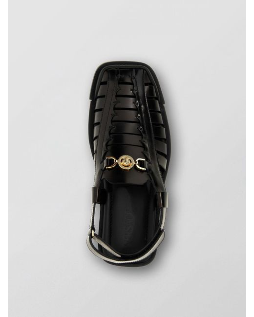 Sandales Versace pour homme en coloris Black