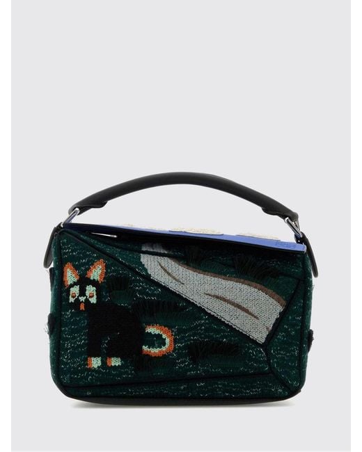 Loewe Black Puzzle Bag for men