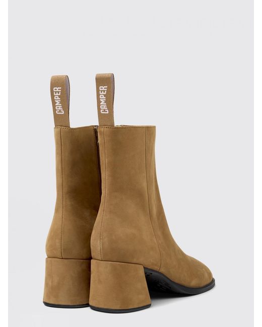 Camper Natural Kora Ankle Boots