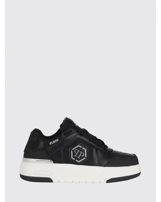 Philipp Plein Black Runner Hexagon Predator Lace-Up Sneakers for men