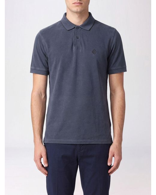 Herno Blue Polo Shirt for men