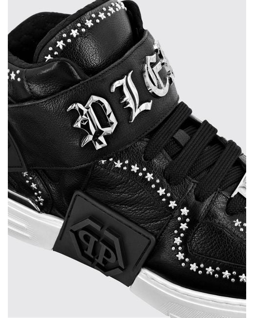 Philipp Plein Black Trainers for men