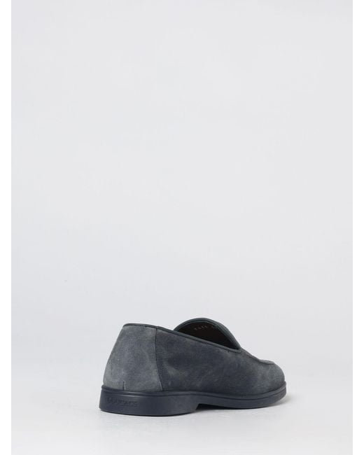 Doucal's White Suede Loafers for men