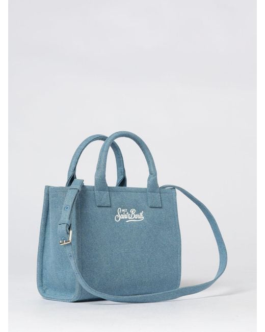 Mc2 Saint Barth Blue Vanity Handbag