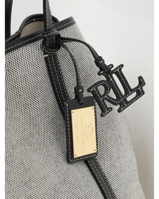 Bolso de hombro Polo Ralph Lauren Lauren by Ralph Lauren de color Gray