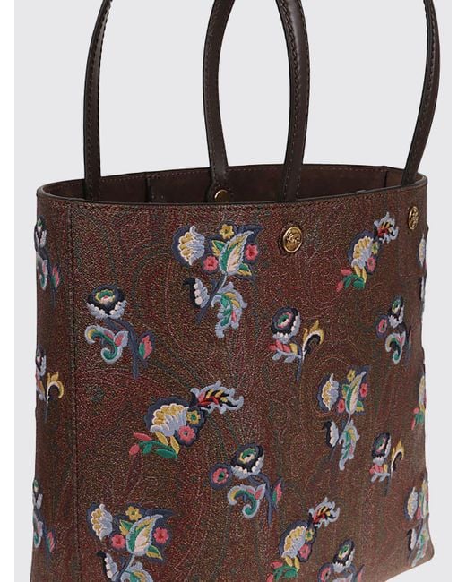 Etro Brown Schultertasche Damen