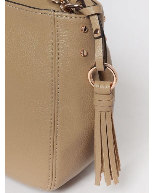 Liu Jo Natural Grained Faux Leather Cirry Bag