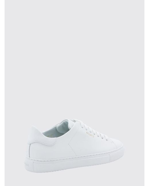 Axel Arigato White Clean 90 Low Top Smooth Leather Sneakers for men