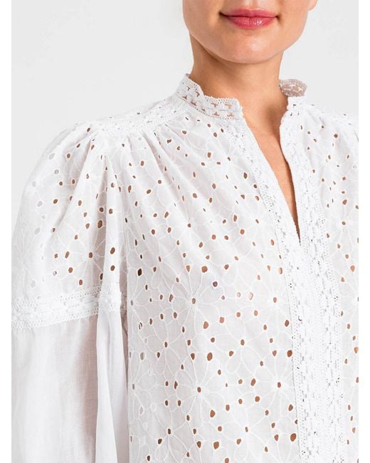 Twinset White Sangallo Shirt