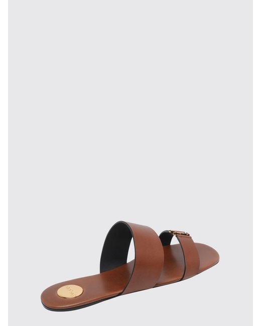 Saint Laurent Brown Babylone Sandals