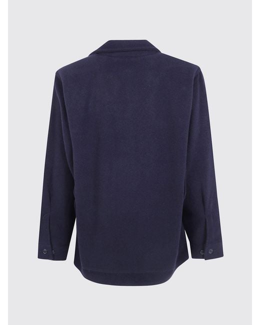 Filson Blue Single-Breasted Short Coat for men