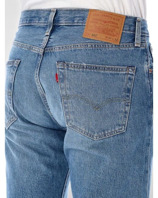 Levi's Blue Cotton Denim Jeans for men