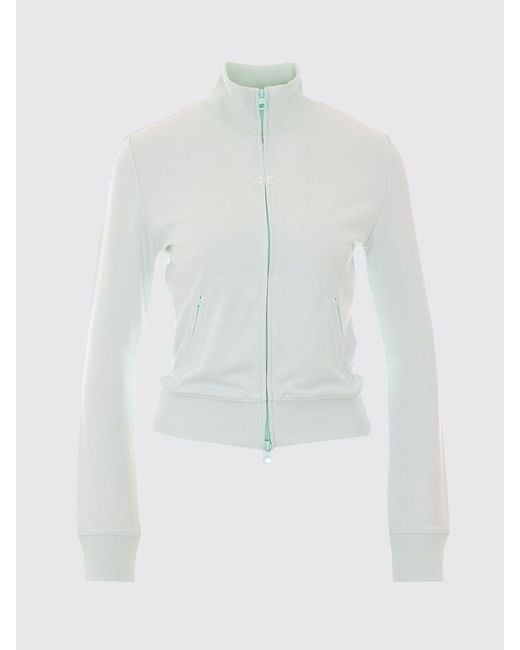 Courreges Blue CourrÈ Ges Polyester Zip-Up Hoodie