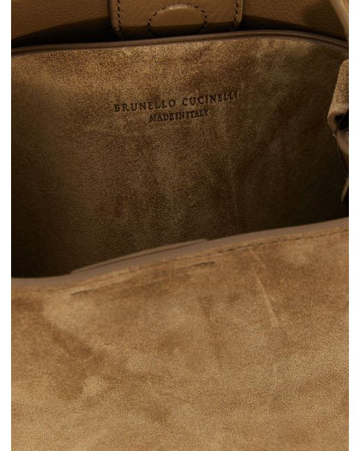 Borsa Essence di Brunello Cucinelli in Brown