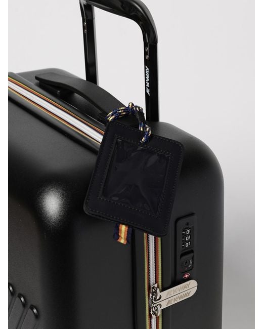 K-Way Black Travel Bag for men