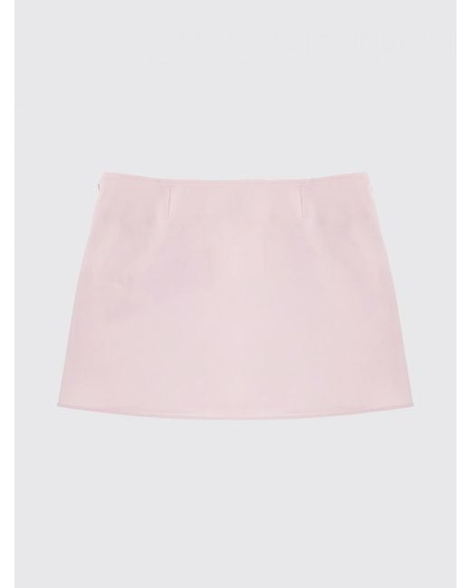 Courreges Pink CourrÈ Ges Polyester Mini Skirt