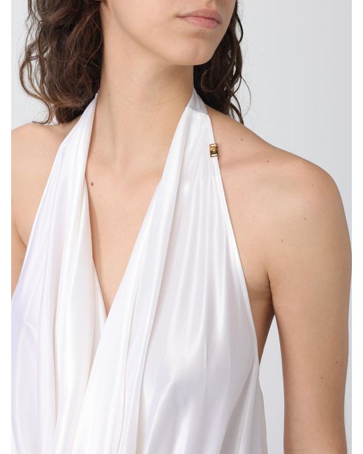 Elisabetta Franchi White Canottiera