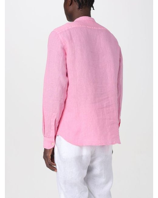 Camisa Mc2 Saint Barth de hombre de color Pink