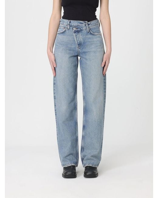 Vaqueros Baggy De Denim Agolde de color Blue