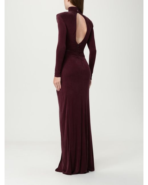 Elisabetta Franchi Purple Kleider Damen