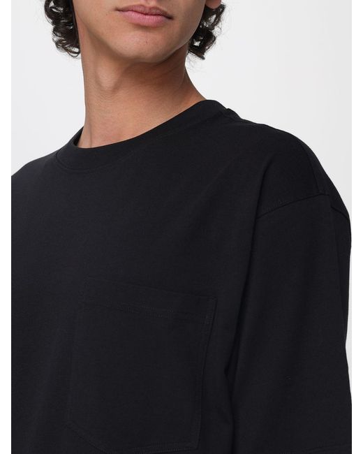 Dries Van Noten Black Basic T-Shirt for men