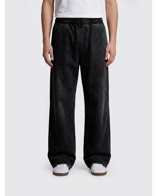Entire studios Black Cotton Jogging Pants for men