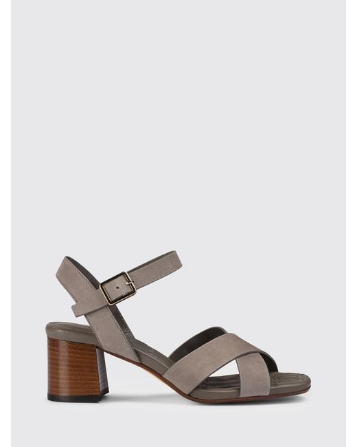 Doucal's Gray Suede Sandals