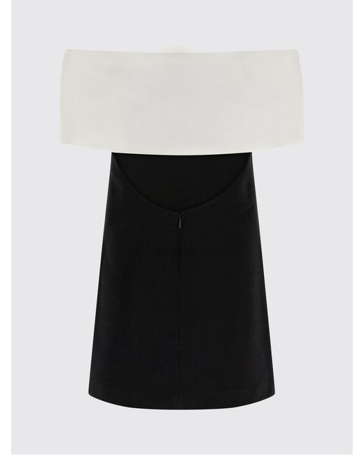Self-Portrait Black Mini Dress With Flower