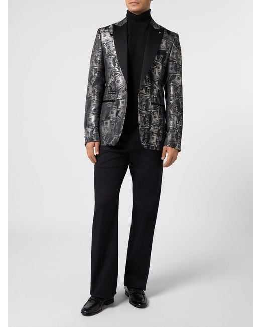 Philipp Plein Black Blazer for men