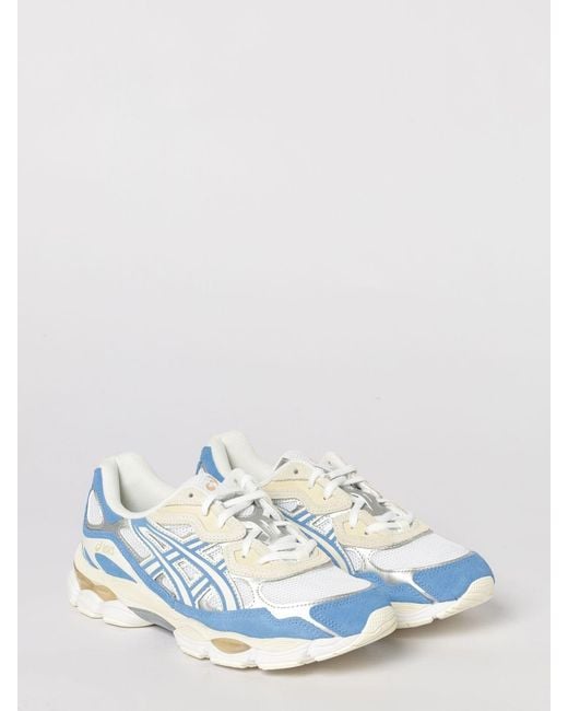 Asics Blue Gel-Nyc Mesh And Rubber Sneakers for men