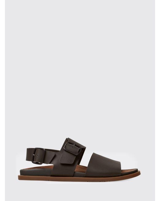 Camper White Lluc Leather Sandal for men