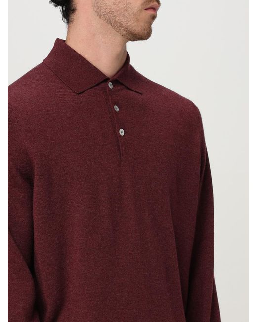 Brunello Cucinelli Red Jumper for men