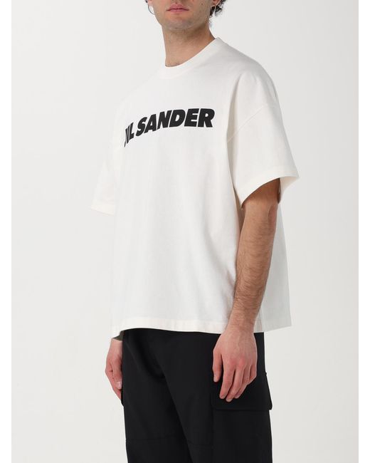 Jil Sander White Oversize T-Shirt for men