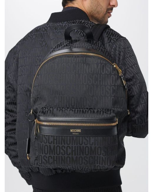 Moschino Couture Black Backpack for men