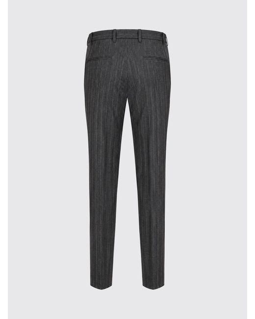 Pinko Black Pinstriped Slim Fit Chino Trousers