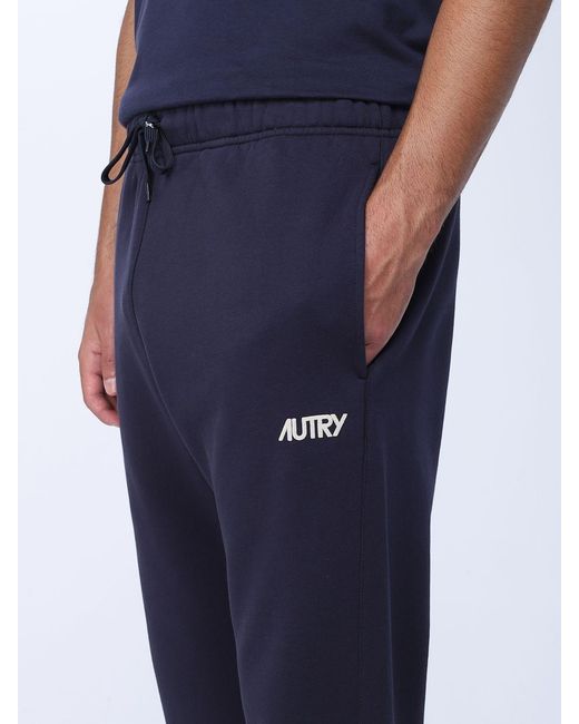 Autry Blue jogger Pants In Cotton for men