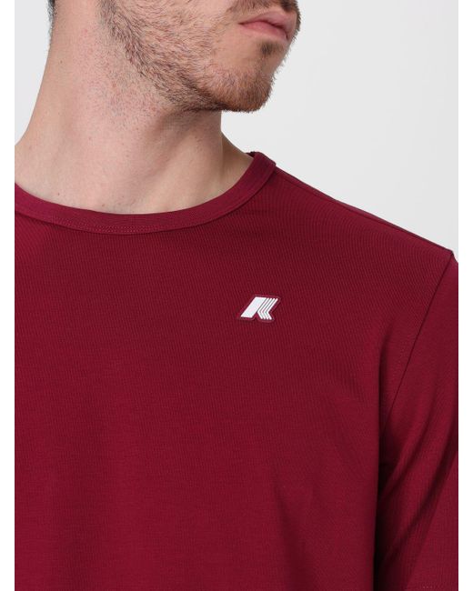 K-Way Red T-shirt for men