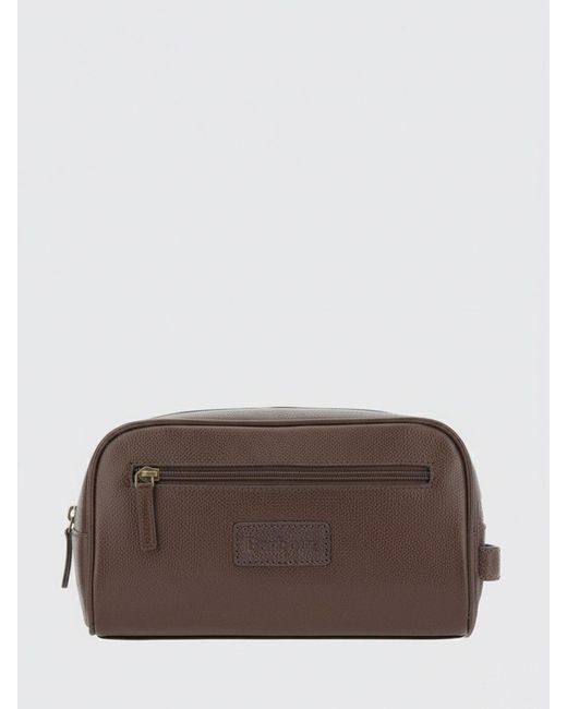 Barbour Brown Cosmetic Case for men