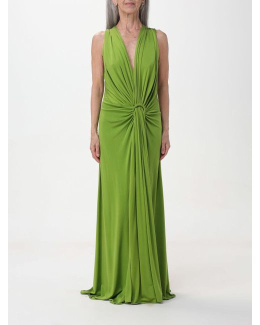 Vestido Erika Cavallini Semi Couture de color Green