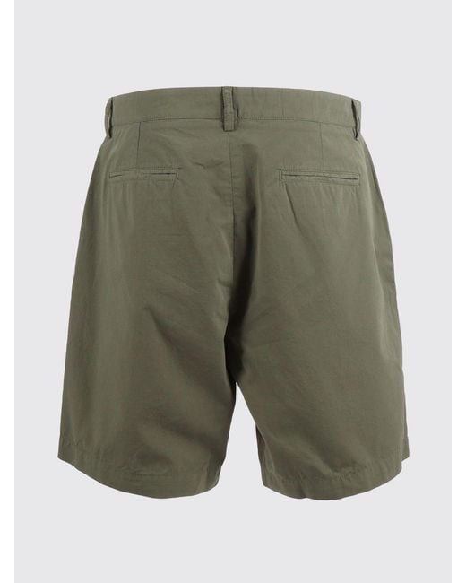 Sebago Green Cotton Chino Shorts for men