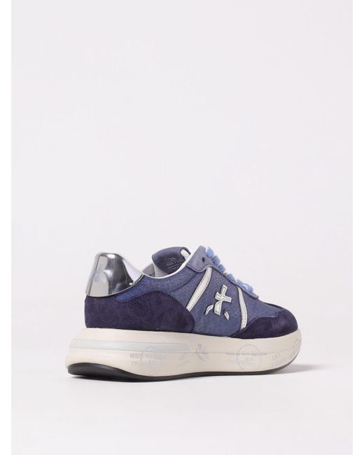 Premiata Blue Oxford Shoes