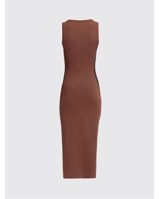 Marni Brown Cotton Dress