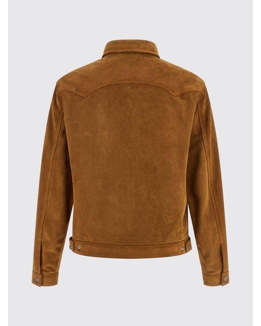DSquared² Brown Boxy Shirt Jacket for men