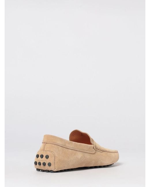Tod's Natural Suede Loafers for men