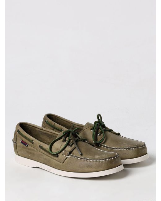 Sebago Green Loafers for men