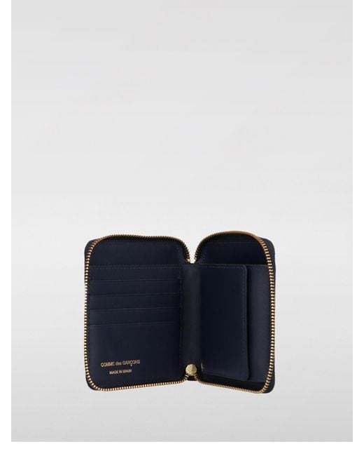 Comme des Garçons Blue Wallet for men