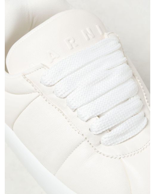 Sneakers in pelle di Marni in White da Uomo