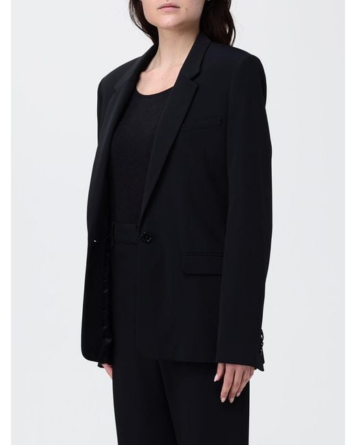 Isabel Marant Black Silk Blazer