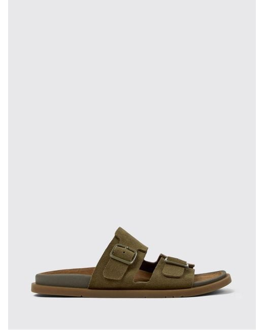 Camper Green Lluc Suede Sandals